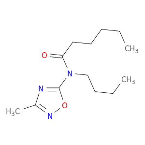 Hexanamide, N-butyl-N-(3-methyl-1,2,4-oxadiazol-5-yl)-