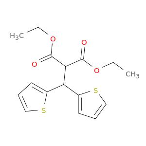 Propanedioic acid, (di-2-thienylmethyl)-, diethyl ester