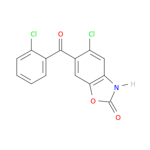 2(3H)-Benzoxazolone, 5-chloro-6-(2-chlorobenzoyl)-