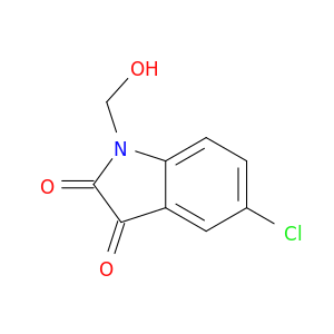 1H-Indole-2,3-dione, 5-chloro-1-(hydroxymethyl)-