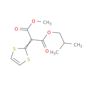 Propanedioic acid, 1,3-dithiol-2-ylidene-, methyl 2-methylpropyl ester