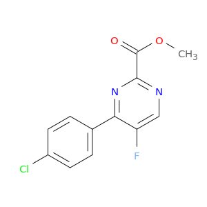 Methyl 4-(4-chlorophenyl)-5-fluoropyrimidine-2-carboxylate
