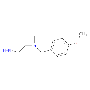 {1-[(4-methoxyphenyl)methyl]azetidin-2-yl}methanamine