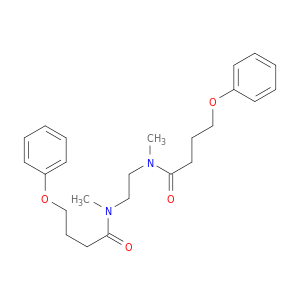 Butanamide, N,N'-1,2-ethanediylbis[N-methyl-4-phenoxy-