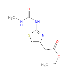4-Thiazoleacetic acid, 2-[[(methylamino)carbonyl]amino]-, ethyl ester