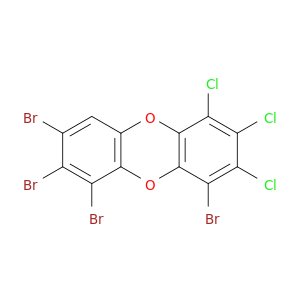 Dibenzo[b,e][1,4]dioxin,tetrabromotrichloro- (9CI)