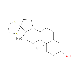 10,13-dimethyl-1,2,3,4,7,8,9,10,11,12,13,14,15,16-tetradecahydrospiro[cyclopenta[a]phenanthrene-17,2'-[1,3]dithiolan]-3-ol