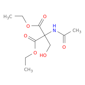 Propanedioicacid, 2-(acetylamino)-2-(hydroxymethyl)-, 1,3-diethyl ester