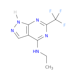 n-ethyl-6-(trifluoromethyl)-1h-pyrazolo[3,4-d]pyrimidin-4-amine