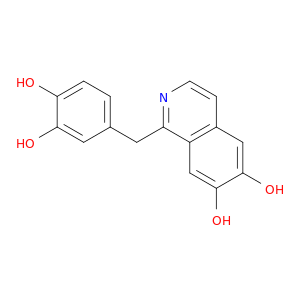 6,7-Isoquinolinediol,1-[(3,4-dihydroxyphenyl)methyl]-, hydrobromide (1:1)