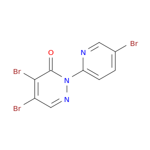 3(2H)-Pyridazinone, 4,5-dibromo-2-(5-bromo-2-pyridinyl)-