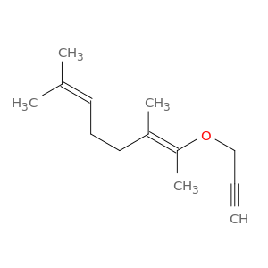 2,6-Octadiene, 3,7-dimethyl-2-(2-propynyloxy)-, (E)-