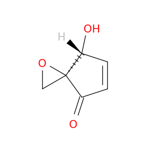 1-Oxaspiro[2.4]hept-5-en-4-one, 7-hydroxy-, (3S,7R)-