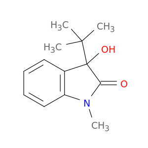 2H-Indol-2-one, 3-(1,1-dimethylethyl)-1,3-dihydro-3-hydroxy-1-methyl-