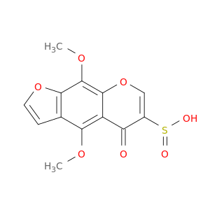 5H-Furo[3,2-g][1]benzopyran-6-sulfinic acid, 4,9-dimethoxy-5-oxo-