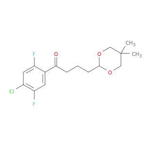 4'-CHLORO-2',5'-DIFLUORO-4-(5,5-DIMETHYL-1,3-DIOXAN-2-YL)BUTYROPHENONE