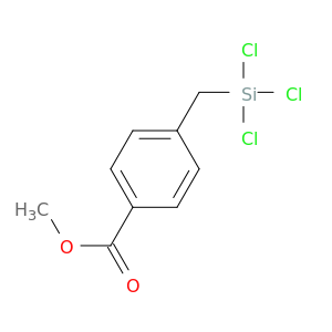 Benzoic acid, 4-[(trichlorosilyl)methyl]-, methyl ester