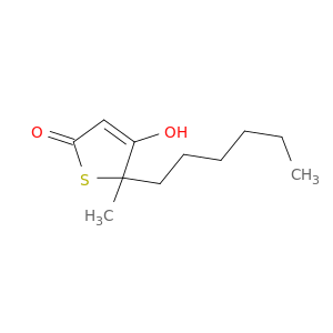 2(5H)-Thiophenone, 5-hexyl-4-hydroxy-5-methyl-