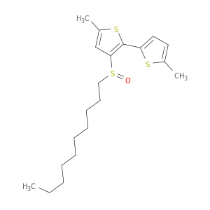 2,2'-Bithiophene, 3-(decylsulfinyl)-5,5'-dimethyl-
