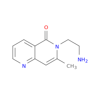 1,6-Naphthyridin-5(6H)-one, 6-(2-aminoethyl)-7-methyl-