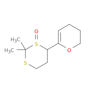 1,3-Dithiane, 4-(3,4-dihydro-2H-pyran-6-yl)-2,2-dimethyl-, 3-oxide