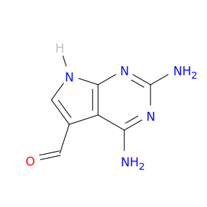 2,4-二氨基-7h-Pyrrolo[2,3-D]嘧啶-5-羧甲醛