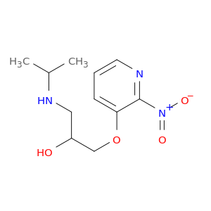 2-Propanol, 1-[(1-methylethyl)amino]-3-[(2-nitro-3-pyridinyl)oxy]-