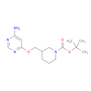3-(6-氨基嘧啶-4-基氧基甲基)-哌啶-1-羧酸叔丁基酯