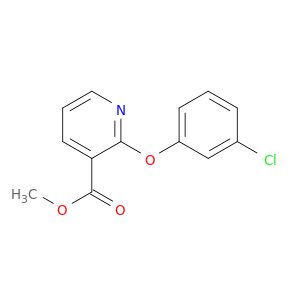 3-Pyridinecarboxylic acid, 2-(3-chlorophenoxy)-, methyl ester