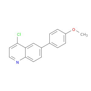 Quinoline, 4-chloro-6-(4-methoxyphenyl)-