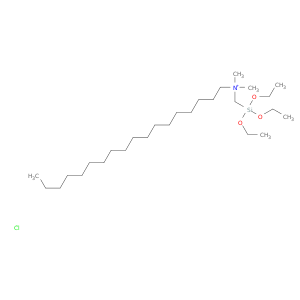 1-Octadecanaminium, N,N-dimethyl-N-[(triethoxysilyl)methyl]-, chloride