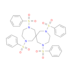2,5,9,12-Tetraazaspiro[6.6]tridecane, 2,5,9,12-tetrakis(phenylsulfonyl)-