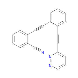 Benzonitrile, 2-[[2-(3-pyridazinylethynyl)phenyl]ethynyl]-