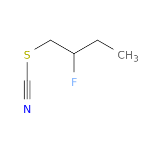 Thiocyanic acid, 2-fluorobutyl ester