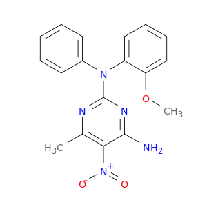 N-(2-METHOXYPHENYL)-6-METHYL-5-NITRO-N-PHENYL-PYRIMIDINE-2,4-DIAMINE
