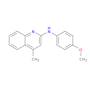 2-Quinolinamine, N-(4-methoxyphenyl)-4-methyl-
