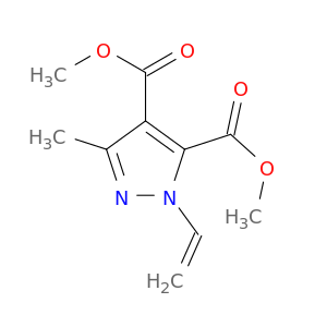 1H-Pyrazole-4,5-dicarboxylic acid, 1-ethenyl-3-methyl-, dimethyl ester