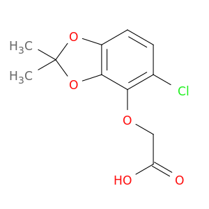 Acetic acid, [(5-chloro-2,2-dimethyl-1,3-benzodioxol-4-yl)oxy]-