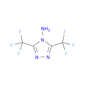 4H-1,2,4-Triazol-4-amine, 3,5-bis(trifluoromethyl)-