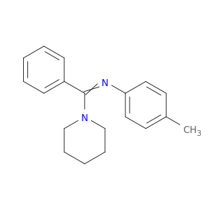 Piperidine, 1-[[(4-methylphenyl)imino]phenylmethyl]-