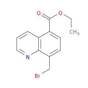 5-Quinolinecarboxylic acid, 8-(bromomethyl)-, ethyl ester