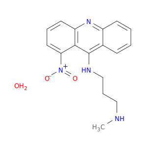 1,3-Propanediamine, N-methyl-N'-(1-nitro-9-acridinyl)-, monohydrate