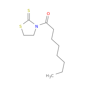 2-Thiazolidinethione, 3-(1-oxooctyl)-
