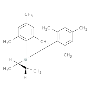 Silacyclopropane, 2,3-dimethyl-1,1-bis(2,4,6-trimethylphenyl)-, cis-