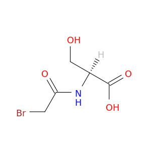 L-Serine, N-(bromoacetyl)-