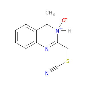 4-methyl-2-(thiocyanatomethyl)-4H-quinazoline 3-oxide