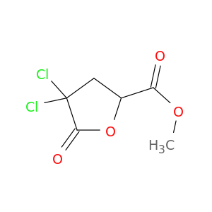 2-Furancarboxylic acid, 4,4-dichlorotetrahydro-5-oxo-, methyl ester