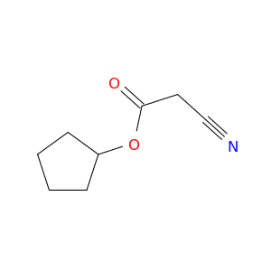 Acetic acid, cyano-, cyclopentyl ester