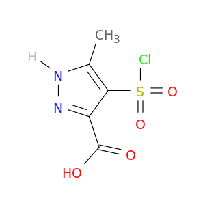 4-(chlorosulfonyl)-5-methyl-1H-pyrazole-3-carboxylic acid