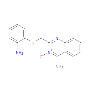 2-{[(4-methyl-3-oxidoquinazolin-2-yl)methyl]sulfanyl}aniline